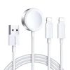 shumee Kabel 3v1 Kabel USB-A z induktivnim polnilcem + 2x iPhone Lightning 1.2m bel