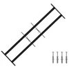 Rešetka za sigurnost prozora s 2 prekrižena nosača 3 pcs