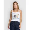 RVCA Dani Miller Strappy Tank Top white