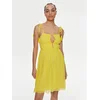 Patrizia Pepe Poletna obleka 2A2714/A061-Y447 Rumena Regular Fit