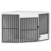 Homestar Pasja kletka 113x80x64 cm bela