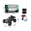 RC terensko vozilo na daljinsko upravljanje 1:18 z LED lučmi 2,4 GHz zeleno