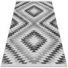Decormat PVC podloga Sivi geometrijski vzorec 100x150 cm
