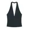 Pull&Bear Top  temno zelena