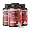 Iron Complex - železo z vitaminoma C in B12, 180 kapsul