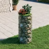 Kružni gabionski stup od pocinčanog čelika O 50 x 100 cm