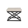 Atelier del Sofa Tabure 50x42x40cm, Crno-Belo