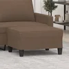 vidaXL Stolček za noge rjavo 70x55x41 cm blago