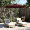 Vrtni suncobran 300 x 300 cm Poliester Pravokutni