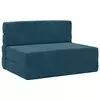Sofa na razvlačenje Plava 100 x 80 x 60 cm Tkanina