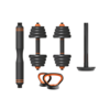 Shopacita Komplet 2 uteži (dumbbell), 2 kettlebell uteži in 1 palice za uteži, 30 KG