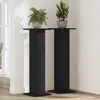 Stalak za biljke 2 pcs Crni hrast 30 x 30 x 95 cm