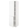 METOD Visoki element s policama/2 vrata, bela/Ringhult bela, 60x60x200 cm