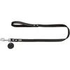 Hunter povodec za pse 20/100 usnje črna