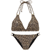 LASCANA Bikini kremna/rjava/črna