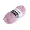 Pletena preja Elegance lurex 50 g - (110) staro roza svetlo srebrna