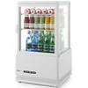 NEW Matirana steklena vitrina 58L 2 polici bela ARKTIC Hendi 233610