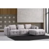 Atelier del Sofa Ugaona garnitura Amaris, 290x200 cm, Svetlo-siva