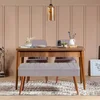 HANAH HOME Trpezarijski set Vina 0701 3 WalnutGrey