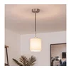 Brilagi - LED luster na sajli NUBILA 1xE27/60W/230V prečnik 14 cm crna/krem