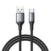 Joyroom Kabel USB-A – USB-C serije Flash, 3 A, 1 m – črn
