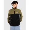 Passenger Set Off Recycled Polar 1/4 Zip Half-Zip Flee khaki