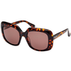 Max Mara MM0038 54E ONE SIZE (55) Havana/Rjava