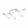 Eglo 98033 - Plafonski luster BELSIANA 8xE27/40W/230V beli
