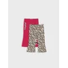 Sinsay - Flare helanke sa printom 2 pack Minnie Mouse - hibiskus