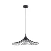 Luster na sajli ARIELLE 1xE27/20W/230V prečnik 50 cm crni
