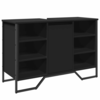 Ormarić za umivaonik crni 91 x 35 x 60 cm konstruirano drvo