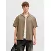 Jack & Jones Srajca Summer 12289191 Rjava Relaxed Fit