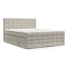 Bež boxspring postelja s prostorom za shranjevanje 160x200 cm Blend – Maison de Reve