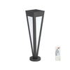 LED solarna lampa LED/2W/3,7V IP65 3000K crna