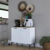 Hanah Home Polica za kuhinju JE190-3793, 90.2x78.6x40 cm, Bela