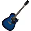 Ibanez PF15ECE-TBS Transparent Blue Sunburst Elektroakustična dreadnought