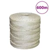 Vidaxl Vrv iz 100 % sisala 2 mm 600 m