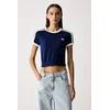 adidas Originals kratka ženska majica z viskozo Knitted