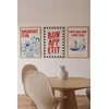 Wallity slika Ersy3Ham3, 3 dijela, 33 x 48 cm