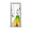 tulup.si Samolepilni tapete na vratih Lemon in led 75x205 cm