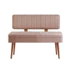 Hanah Home Trpezarijska klupa Vina 0900 110x85x36cm Orah