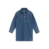 WE Fashion Obleka temno modra