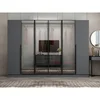 Hanah Home ormar sa reflektujućim staklom Nisa 20597, 270 cm, antracit