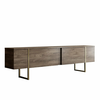 HANAH HOME Luxe Walnut Gold