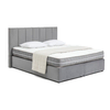 Siva boxspring postelja 160x200 cm Olia Bold Line – Bonami Selection
