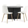 KRONDAL O110 sto mermer + 4 JONSTRUP stolice bela