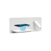 Immax 08286L-LED Zidno svetlo, podesivo, sa USB i bežičnim punjenjem, LED/3W/230V + LED/3W