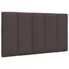 shumee vidaXL Vzglavna stranica temno rjava 80 cm blago
