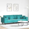 Sofa Tirkizna 250 x 77 x 76 cm Baršun