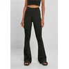 Womens recycled black high-waisted leggings